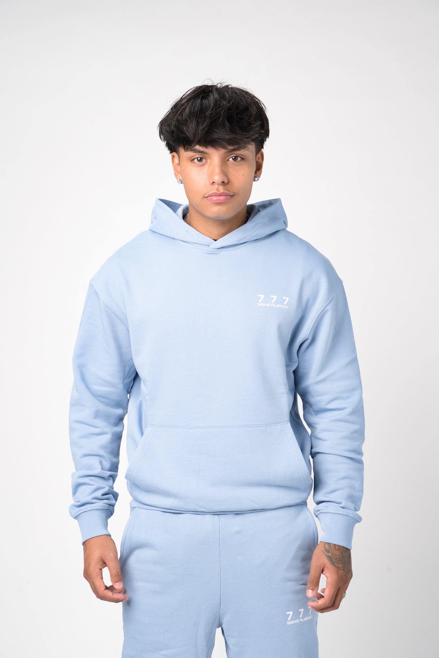 Hoodie baby blauw