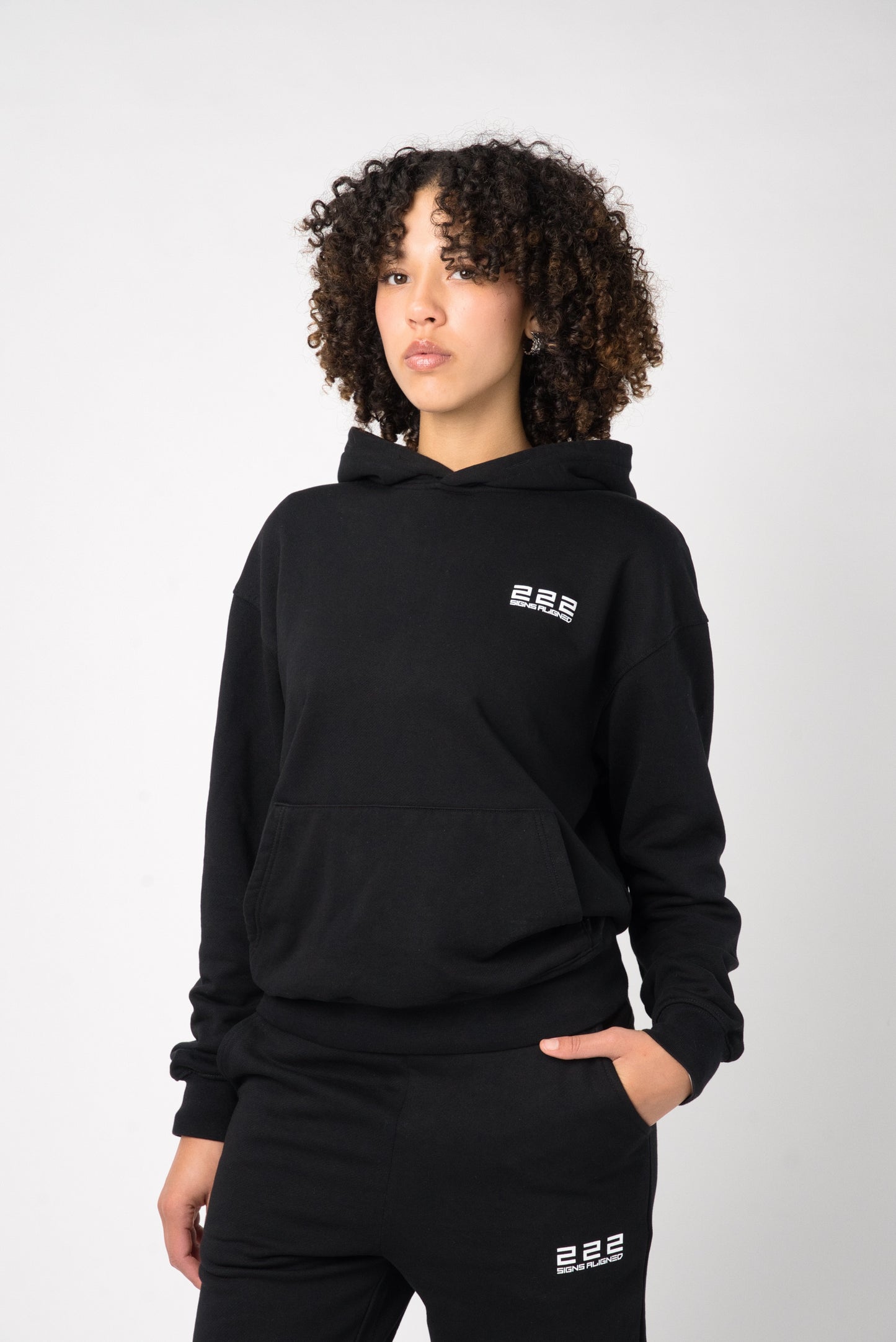 Hoodie & Broek (compleet) zwart