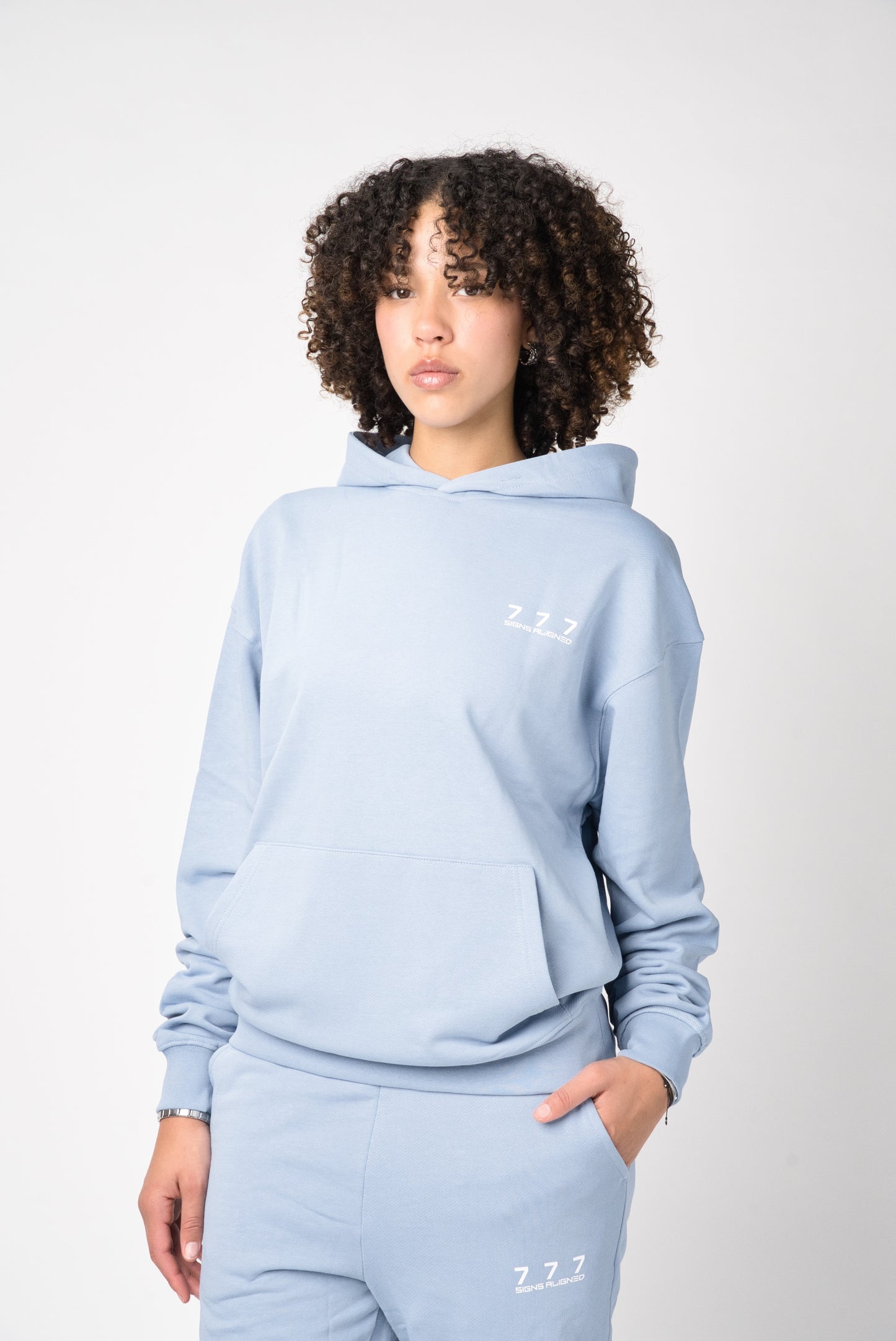 Hoodie baby blauw