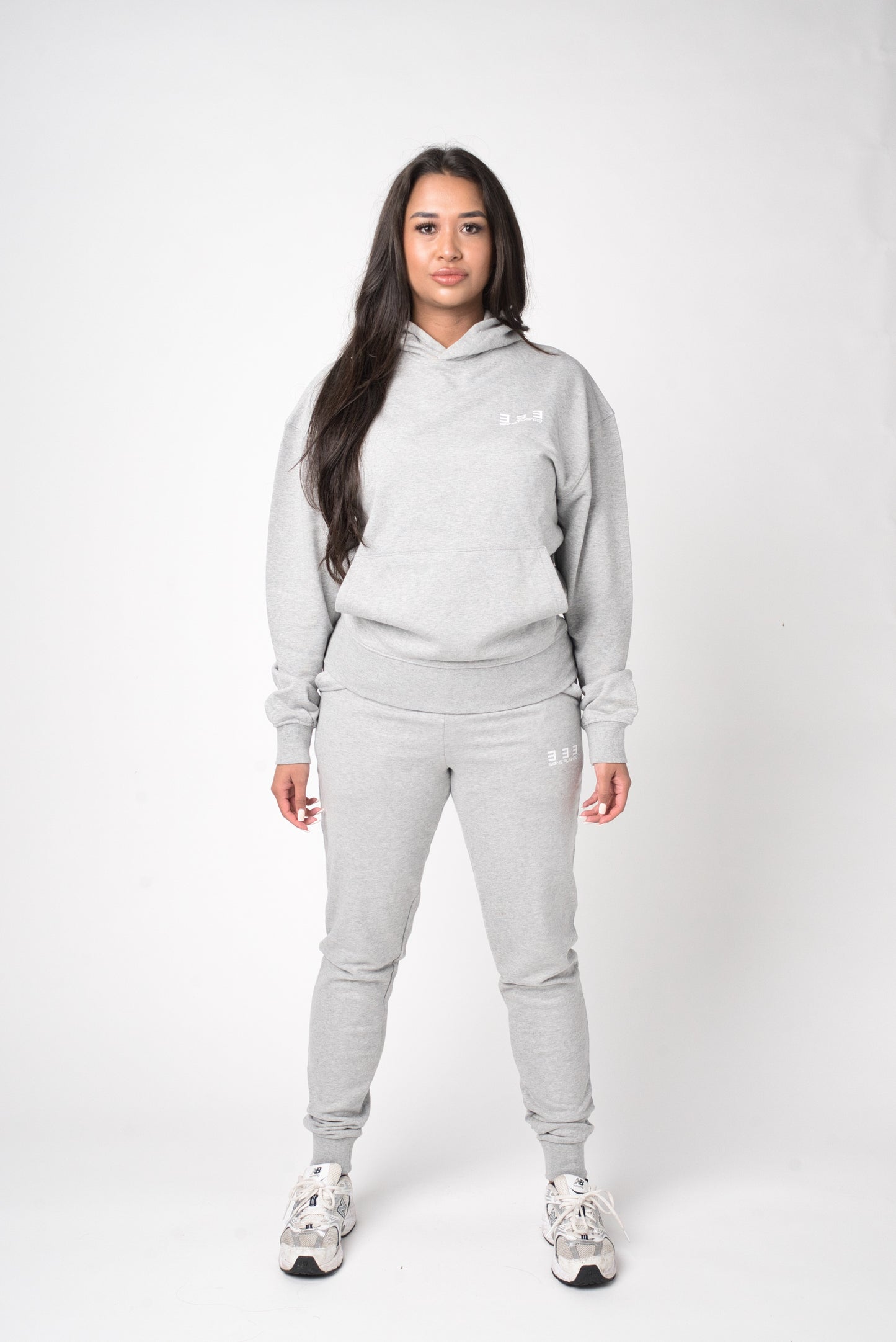 Hoodie & Broek (compleet) grijs