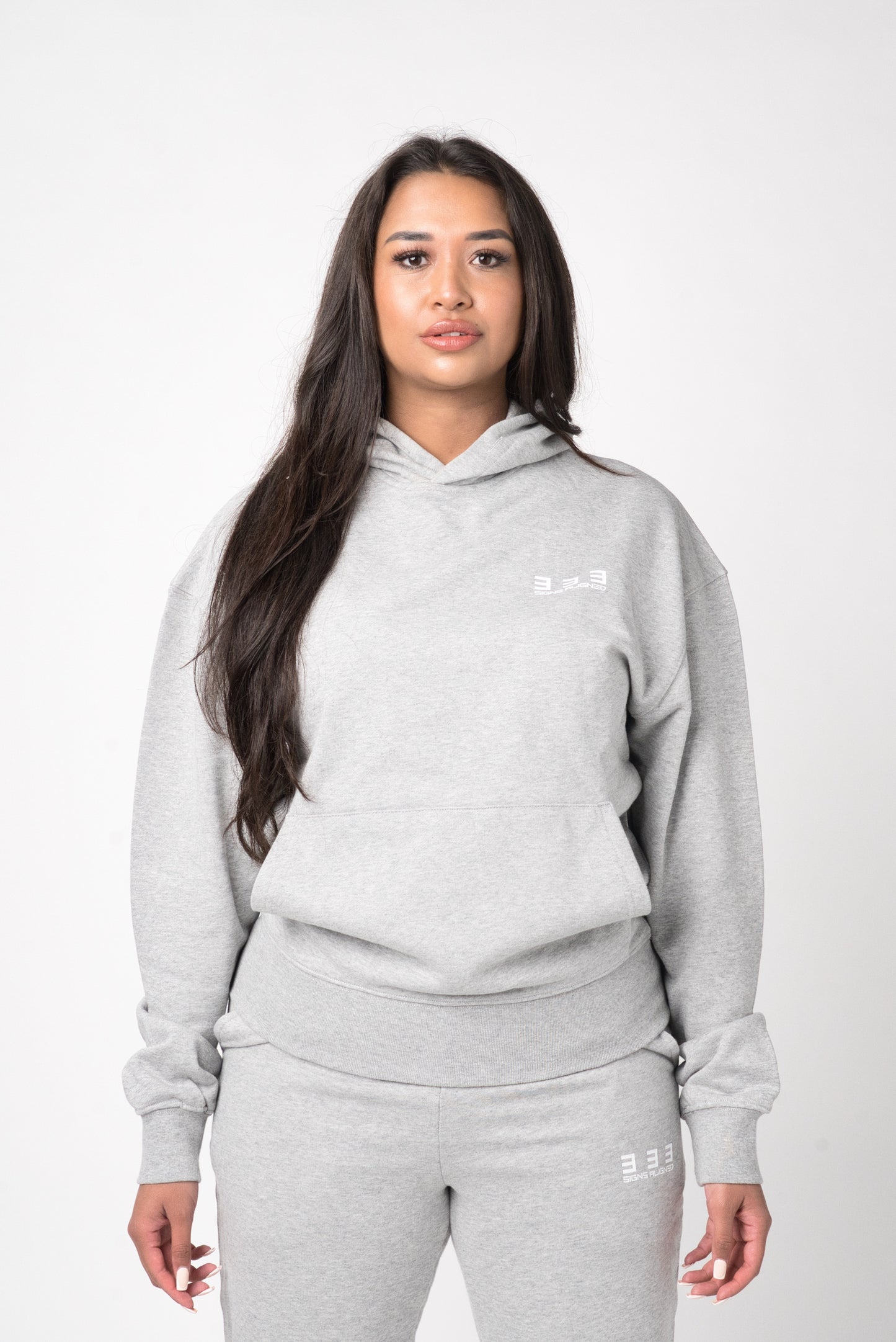 Hoodie & Broek (compleet) grijs
