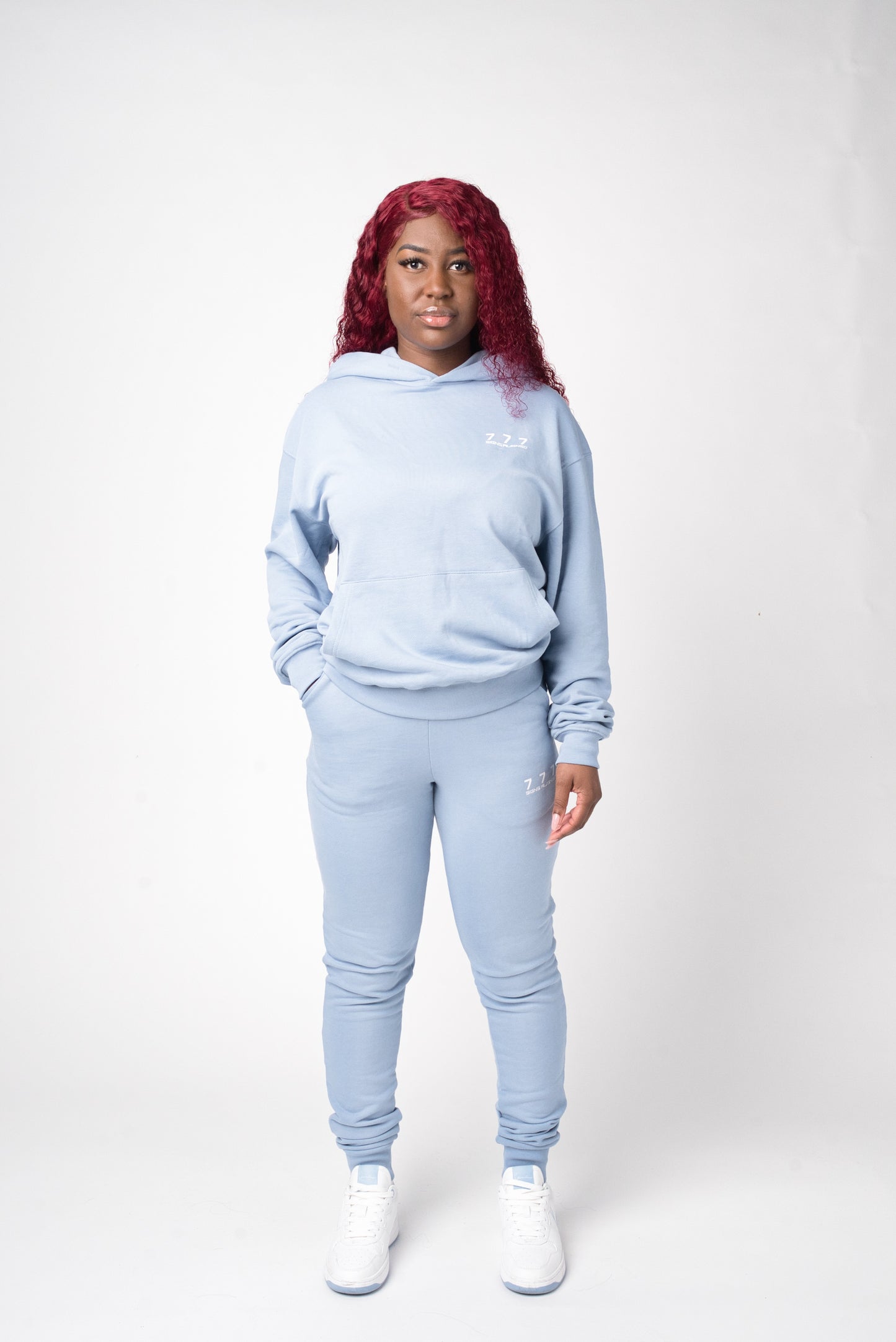 Jogging broek baby blauw