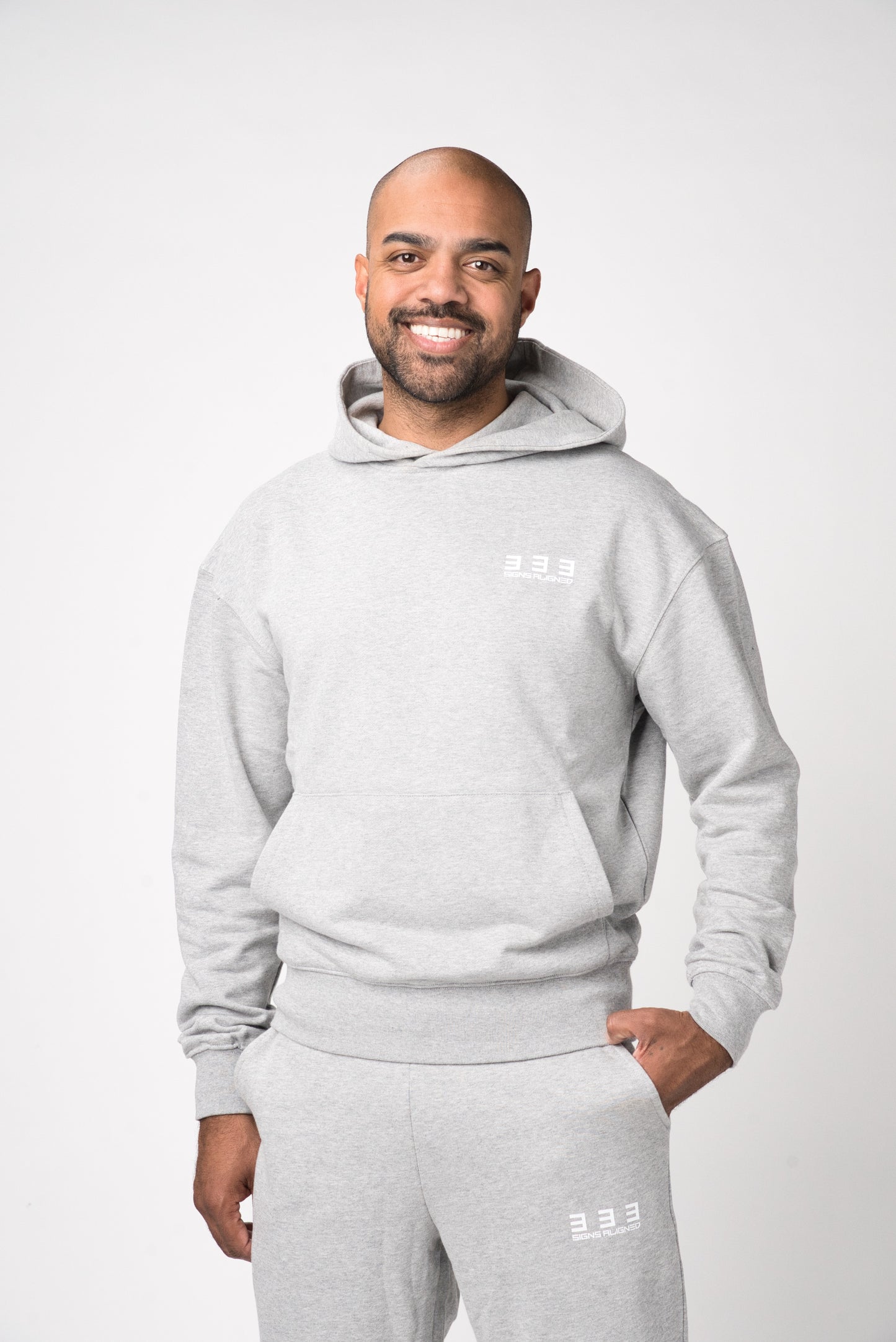 Hoodie & Broek (compleet) grijs