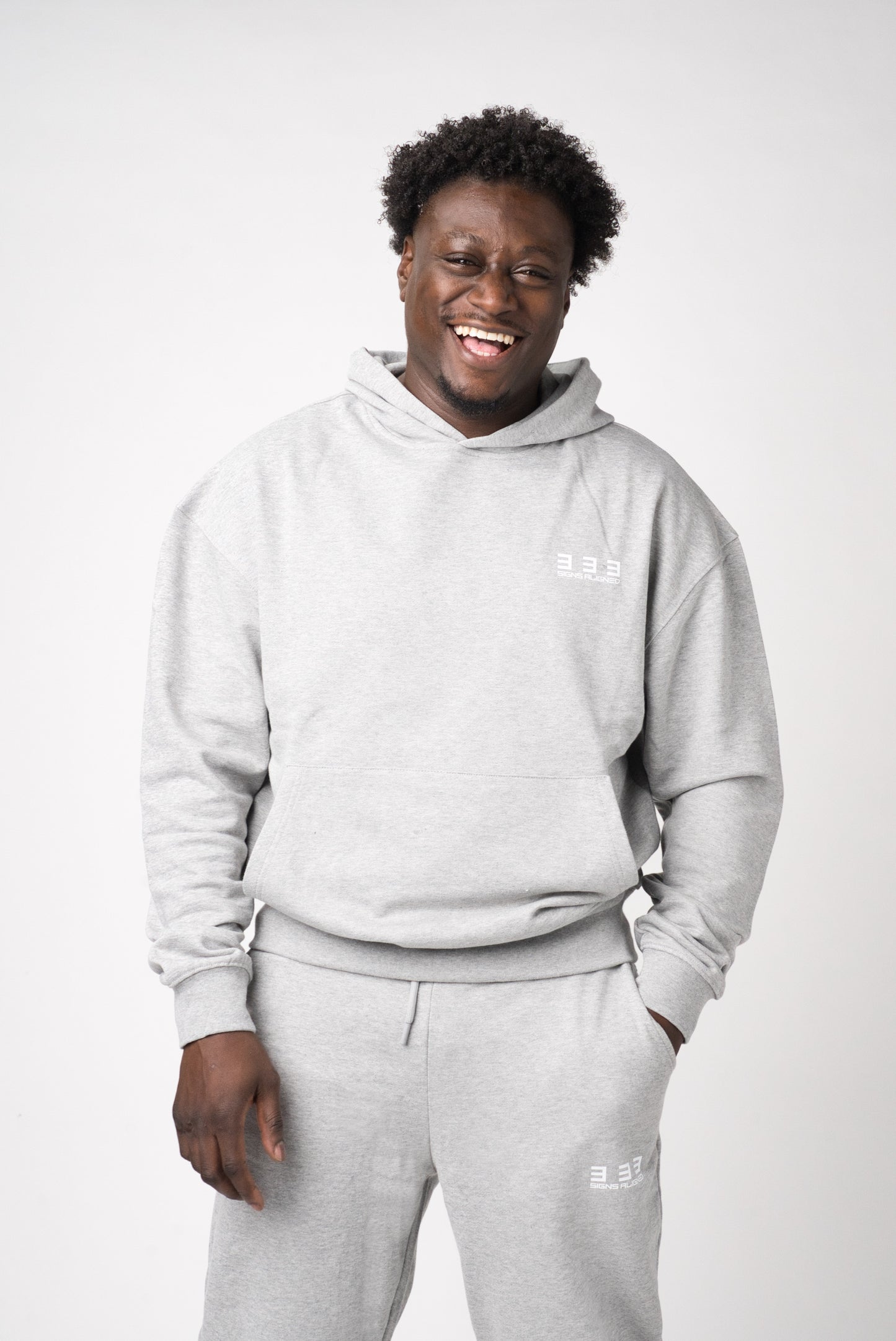 Hoodie & Broek (compleet) grijs