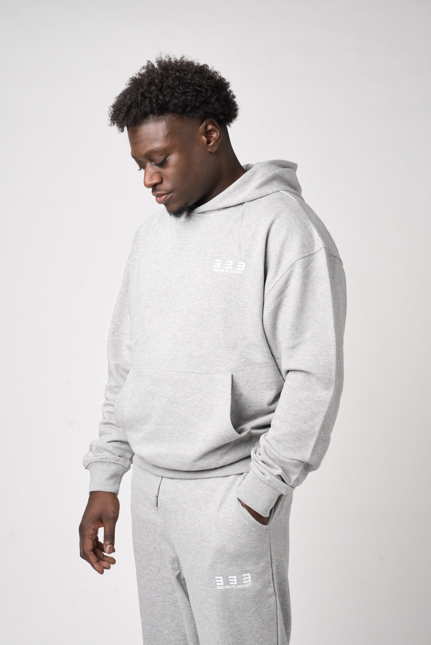 Hoodie & Broek (compleet) grijs