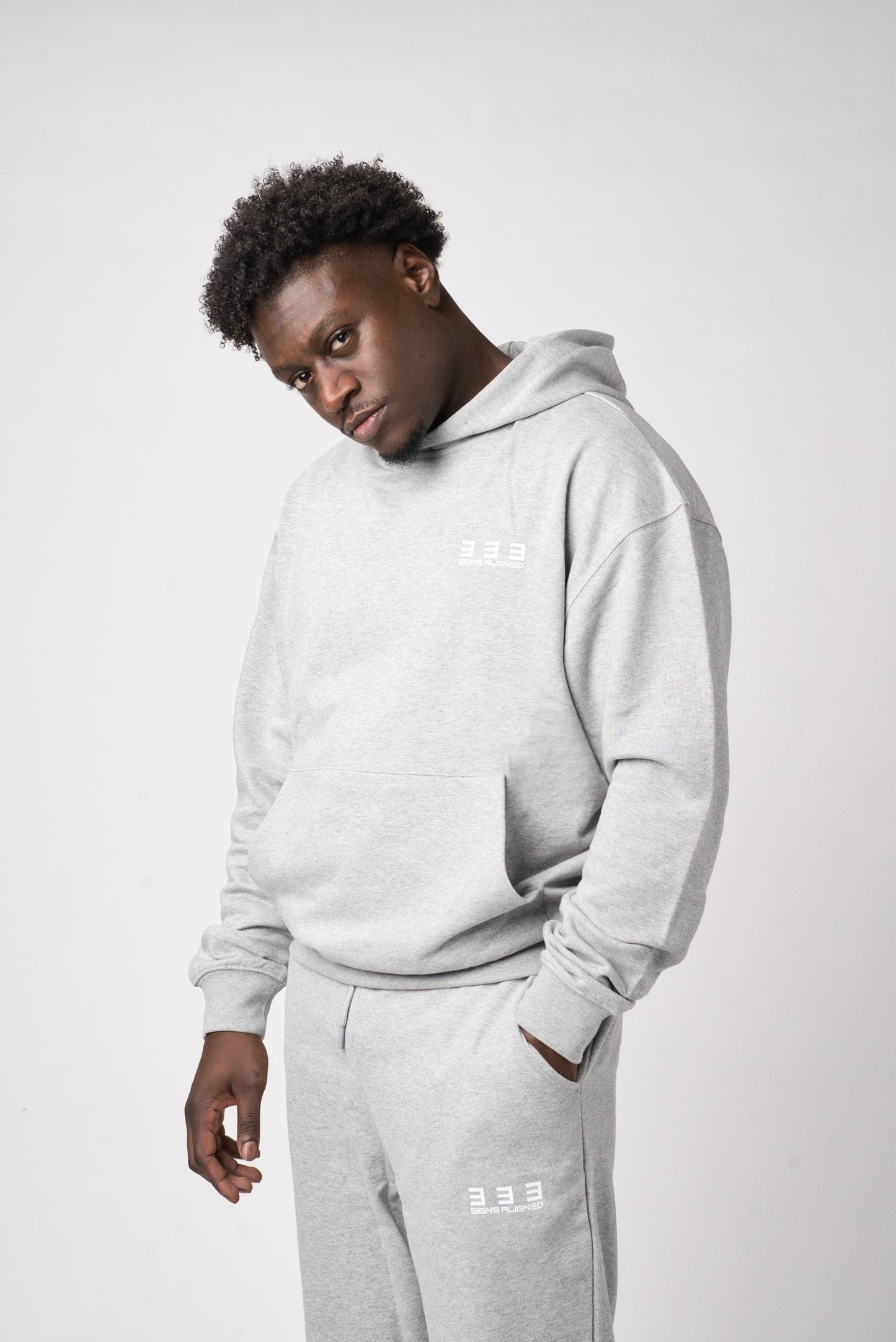 Hoodie & Broek (compleet) grijs